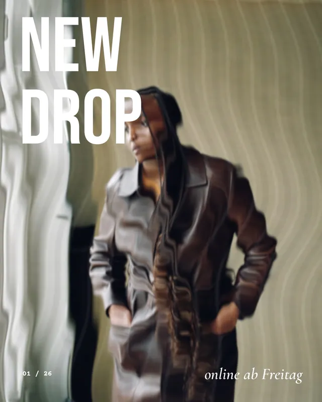 Collage-Vorlage «New Drop» in der App mosa