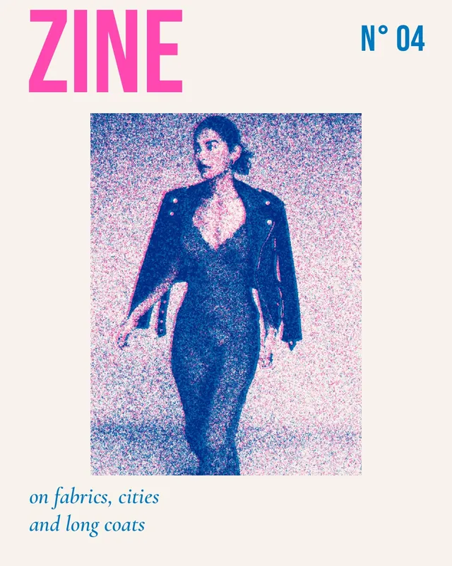 Collage template “Zine” in the mosa app